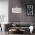 Eglo - LED Hanglamp aan een koord TUNJA 1xE27/60W/230V wit
