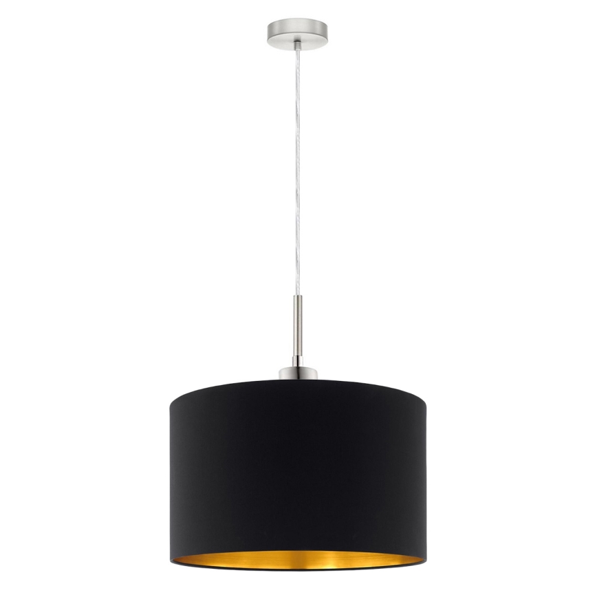 Eglo - LED Hanglamp aan een koord TUNJA 1xE27/60W/230V zwart