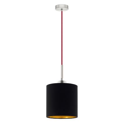 Eglo - LED Hanglamp aan een koord TUNJA 1xE27/60W/230V zwart