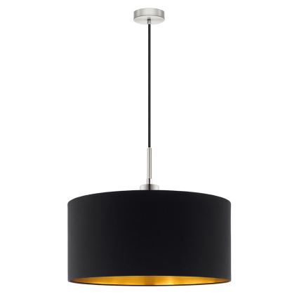 Eglo - LED Hanglamp aan een koord TUNJA 1xE27/60W/230V zwart