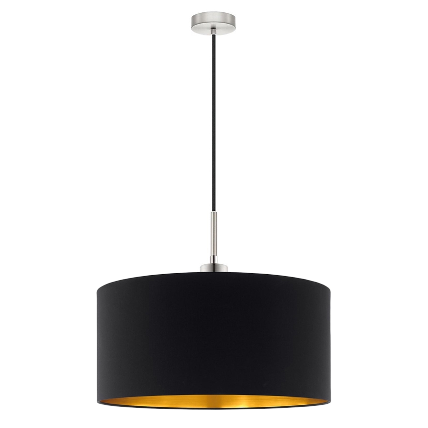 Eglo - LED Hanglamp aan een koord TUNJA 1xE27/60W/230V zwart