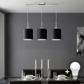 Eglo - LED  Hanglamp aan een koord TUNJA 3xE27/60W/230V zwart