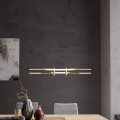 Eglo - LED hanglamp aan kabel LED/21W/230V goudkleurig