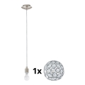 Eglo - LED Hanglamp aan kabel MY CHOICE 1xE14/4W/230V mat chroom