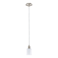 Eglo - LED Hanglamp aan kabel MY CHOICE 1xE14/4W/230V mat chroom/wit