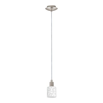 Eglo - LED Hanglamp aan kabel MY CHOICE 1xE14/4W/230V mat chroom/wit