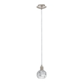 Eglo - LED Hanglamp aan kabel MY CHOICE 1xE14/4W/230V mat chroom/wit/zwart