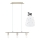 Eglo - LED Hanglamp aan kabel MY CHOICE 3xE14/4W/230V mat chroom/wit
