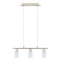Eglo - LED Hanglamp aan kabel MY CHOICE 3xE14/4W/230V mat chroom/wit
