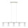 Eglo - LED Hanglamp aan kabel MY CHOICE 5xE14/4W/230V mat chroom/wit
