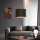 Eglo - LED Hanglamp aan kabel TUNJA 1xE27/60W/230V bruin