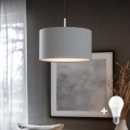 Eglo - LED Hanglamp aan kabel TUNJA 1xE27/60W/230V grijs