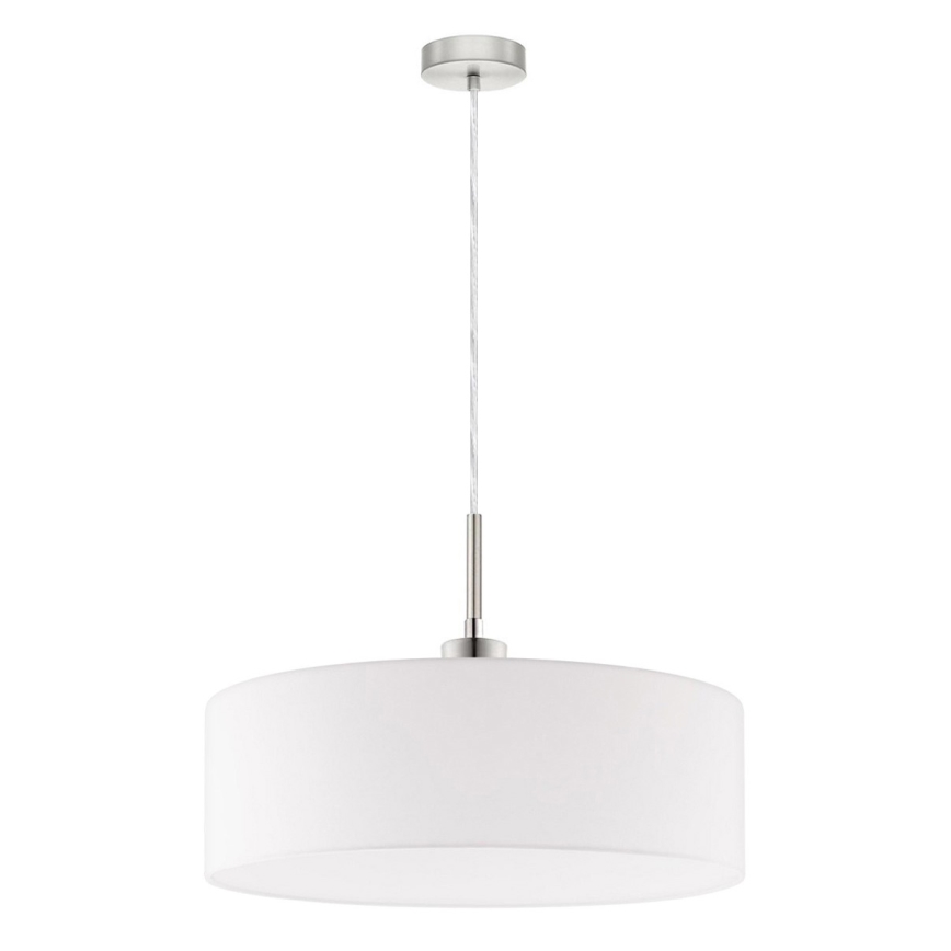 Eglo - LED-hanglamp aan kabel TUNJA 1xE27/60W/230V wit