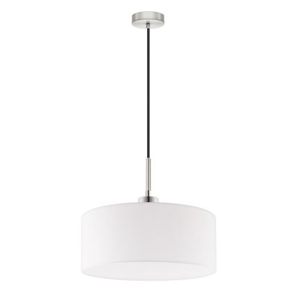 Eglo - LED-hanglamp aan kabel TUNJA 1xE27/60W/230V wit