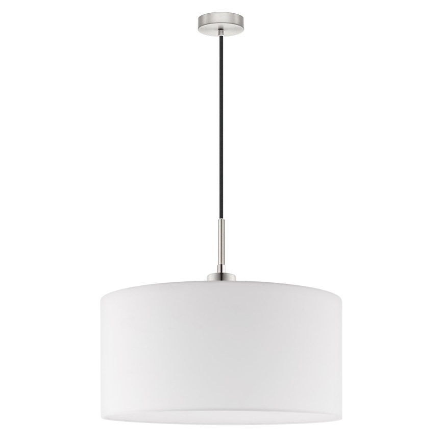 Eglo - LED-hanglamp aan kabel TUNJA 1xE27/60W/230V wit