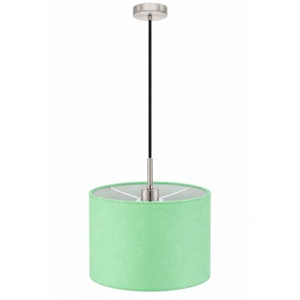 Eglo - LED-hanglamp aan kabel TUNJA 1xE27/60W/230V Ø 20 cm groen/zwart