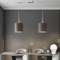 Eglo - LED Hanglamp aan kabel TUNJA 2xE27/60W/230V bruin