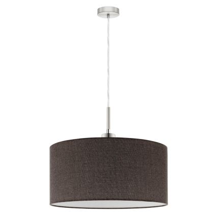 Eglo - LED-hanglamp met kabel TUNJA 1xE27/60W/230V bruin