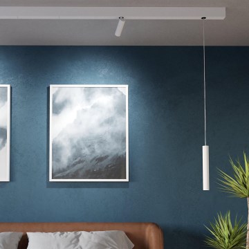Eglo - LED-hanglamp met kabel voor railsysteem LED/9W/230V