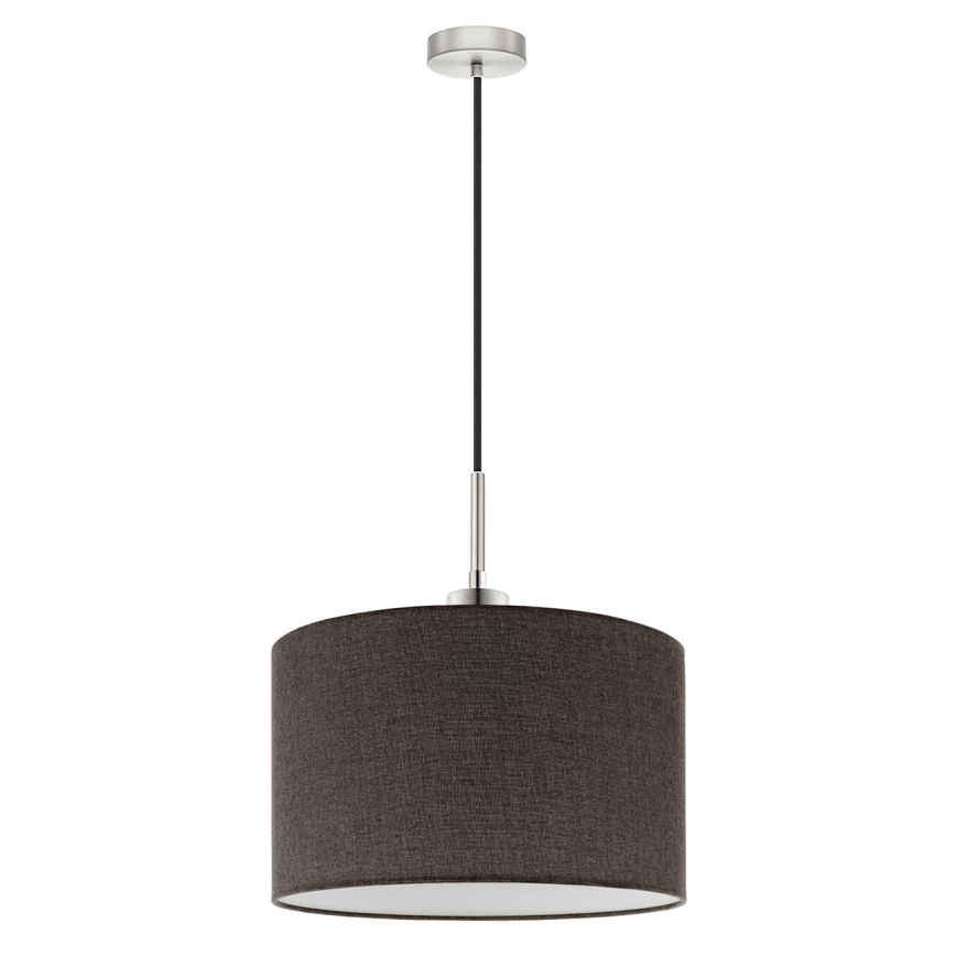 Eglo - LED Hanglamp aan kabel TUNJA 1xE27/60W/230V bruin