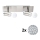 Eglo - LED Inbouwspot MY CHOICE 2xE14/4W/230V mat chroom