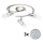 Eglo - LED Inbouwspot MY CHOICE 3xE14/4W/230V mat chroom