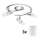 Eglo - LED Inbouwspot MY CHOICE 3xE14/4W/230V mat chroom/wit