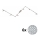 Eglo - LED Inbouwspot MY CHOICE 6xE14/4W/230V mat chroom
