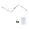 Eglo - LED Inbouwspot MY CHOICE 6xE14/4W/230V mat chroom/wit