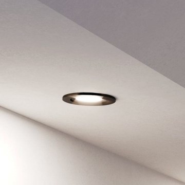 Eglo - LED inbouwspot voor badkamer 1x GU10/4,5W/230V IP44 zwart