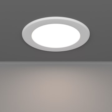 Eglo - LED inbouwspot voor badkamer LED/6,3W/230V 2700/4000/6500K pr. 11,9 cm IP44 wit