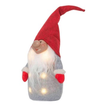 Eglo - LED Kerst Decoratie 6xLED/0,06W/3xAA rood/grijs