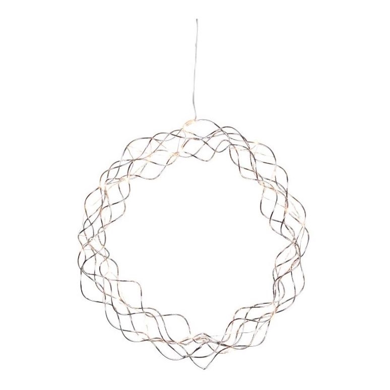 Eglo - LED Kerst Decoratie CURLY 30xLED/0,064W/230V glanzend chroom