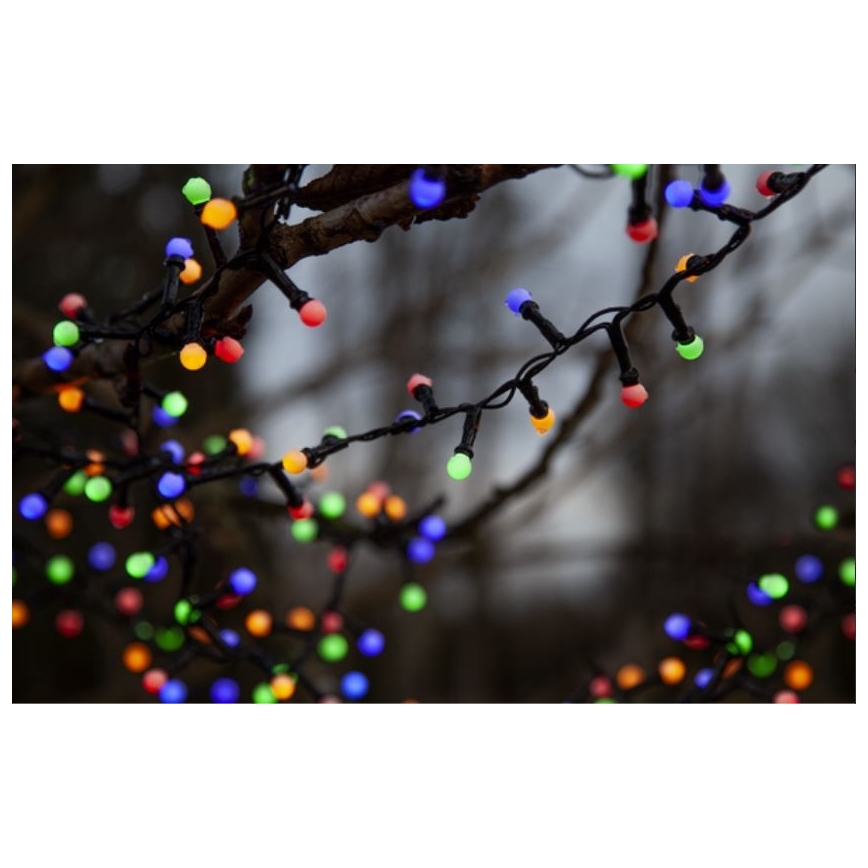 Eglo 472-53 - LED Kerst Lichtketting voor Buiten BERRY MINI 700xLED/8 functies 14m meerdere kleuren IP44