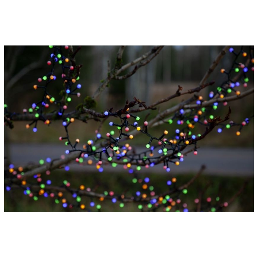 Eglo 472-53 - LED Kerst Lichtketting voor Buiten BERRY MINI 700xLED/8 functies 14m meerdere kleuren IP44