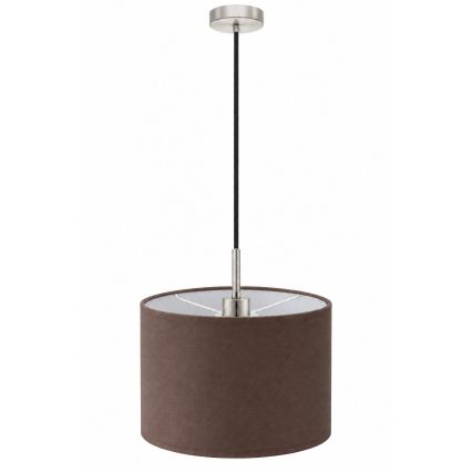Eglo - LED-kroonluchter aan kabel TUNJA 1xE27/60W/230V Ø 20 cm bruin/zwart