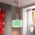 Eglo - LED-kroonluchter aan kabel TUNJA 1xE27/60W/230V Ø 20 cm groen/rood