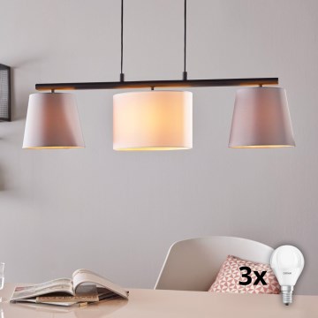 Eglo - LED-kroonluchter met kabel 3xE14/25W/230V