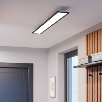 Eglo - LED Opbouwpaneel LED/28W/230V 2700/4000/6500K 120x15 cm zwart