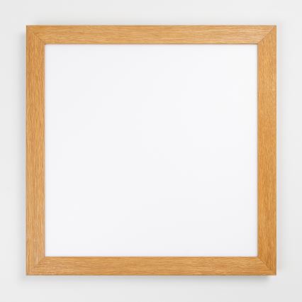 Eglo - LED Opbouwpaneel SALOBRENA WOOD LED/31W/230V 64x64 cm bruin