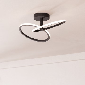 Eglo - LED plafondlamp LED/12W/230V 2700/4000/6500K zwart