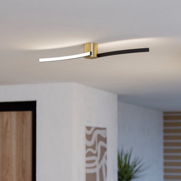 Eglo - LED Plafondlamp LED/12W/230V 4000K zwart
