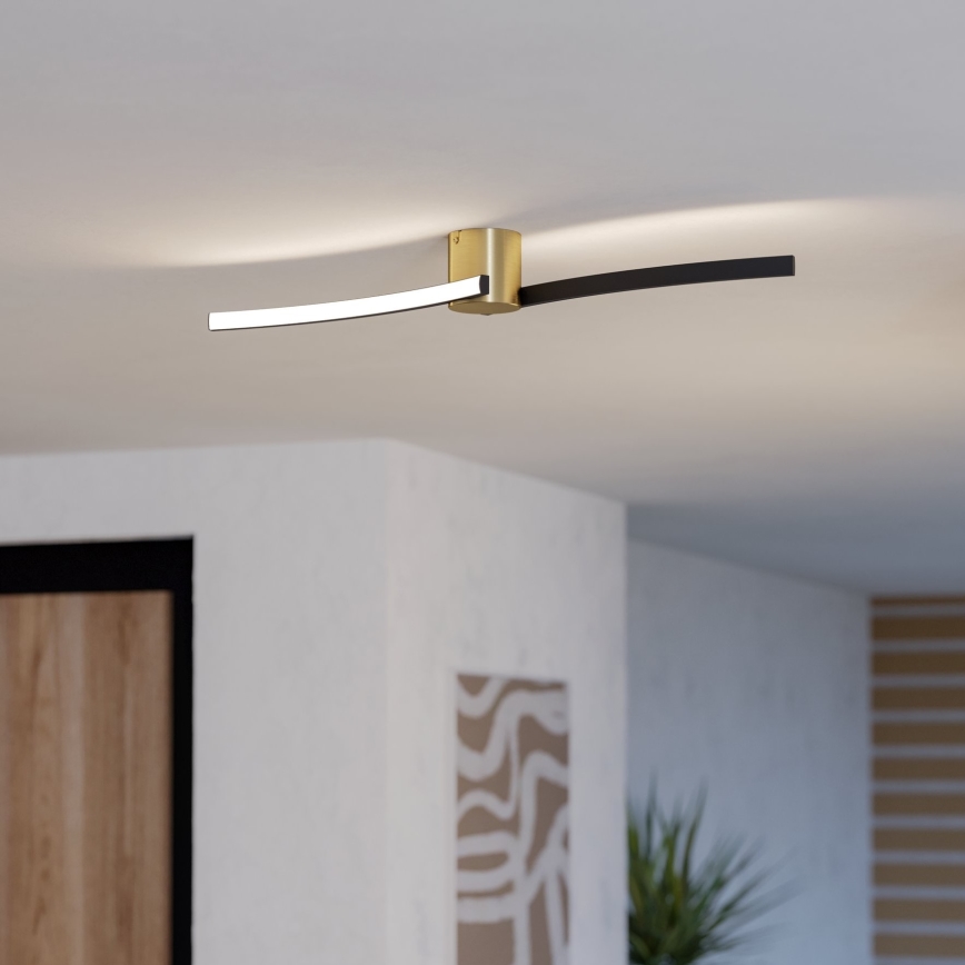 Eglo - LED Plafondlamp LED/12W/230V 4000K zwart