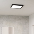 Eglo - LED plafondlamp LED/13W/230V 2700/4000/6500K 29x29cm zwart