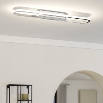 Eglo - LED plafondlamp LED/20W/230V 2700/4000/6500K glanzend chroom