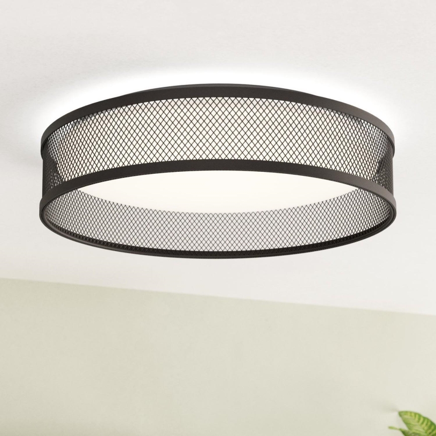 Eglo - LED Plafondlamp LED/20W/230V zwart