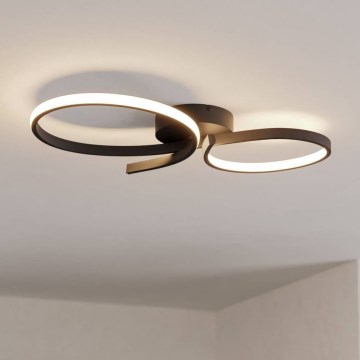Eglo - LED Plafondlamp LED/21W/230V 3000K zwart