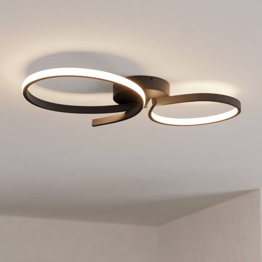 Eglo - LED Plafondlamp LED/21W/230V 3000K zwart
