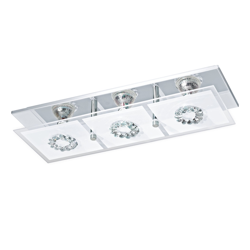 Eglo - LED Plafondlamp RONCATO 3x GU10 / 3W / 230V