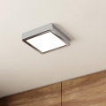 Eglo - LED plafondlamp voor badkamer LED/11W/230V IP44 glanzend chroom 16x16 cm